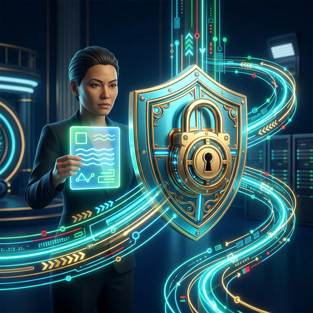 Editorial visual supporting the verification flow